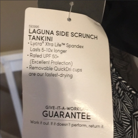 NWT, women's Athleta Laguna Side Scrunch Tankini Top - Picture 10 of 13